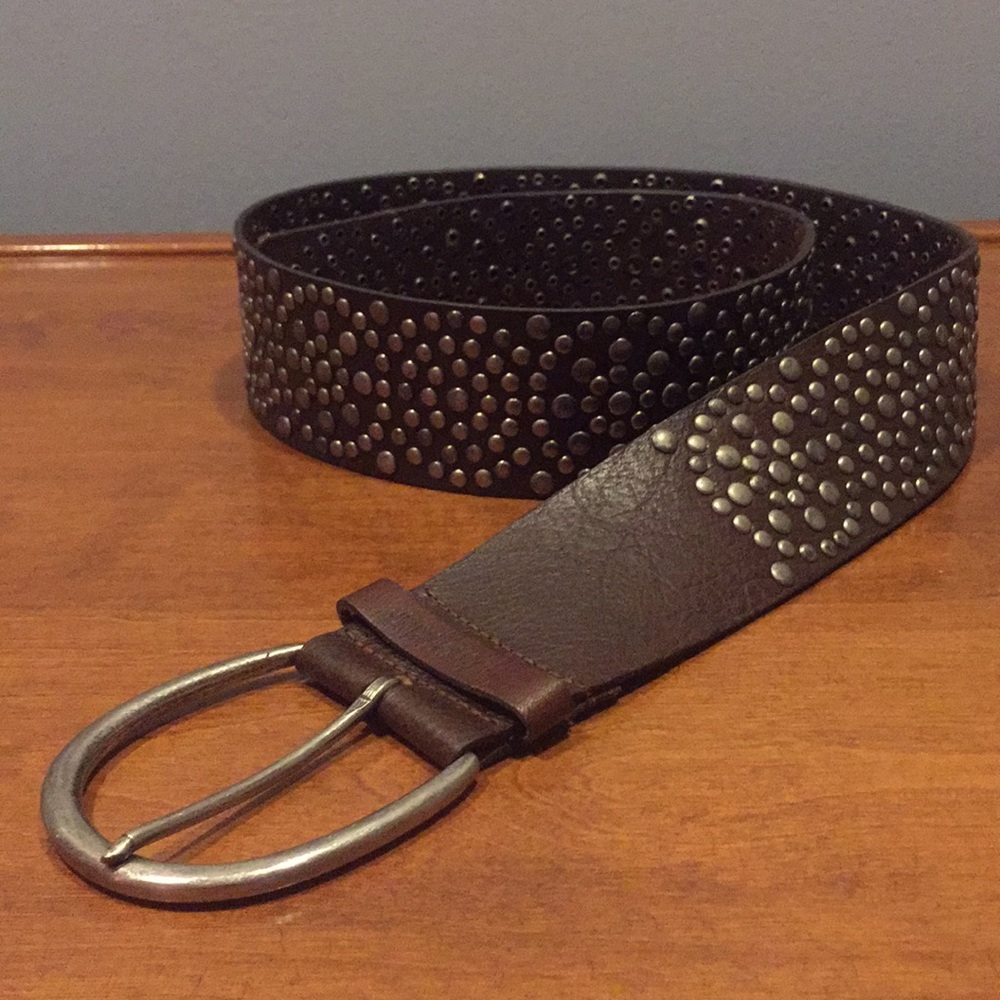 Calvin Klein Brown Leather Belt NWOT